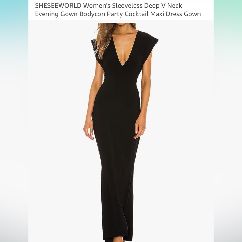 Elegant Black Evening Gown